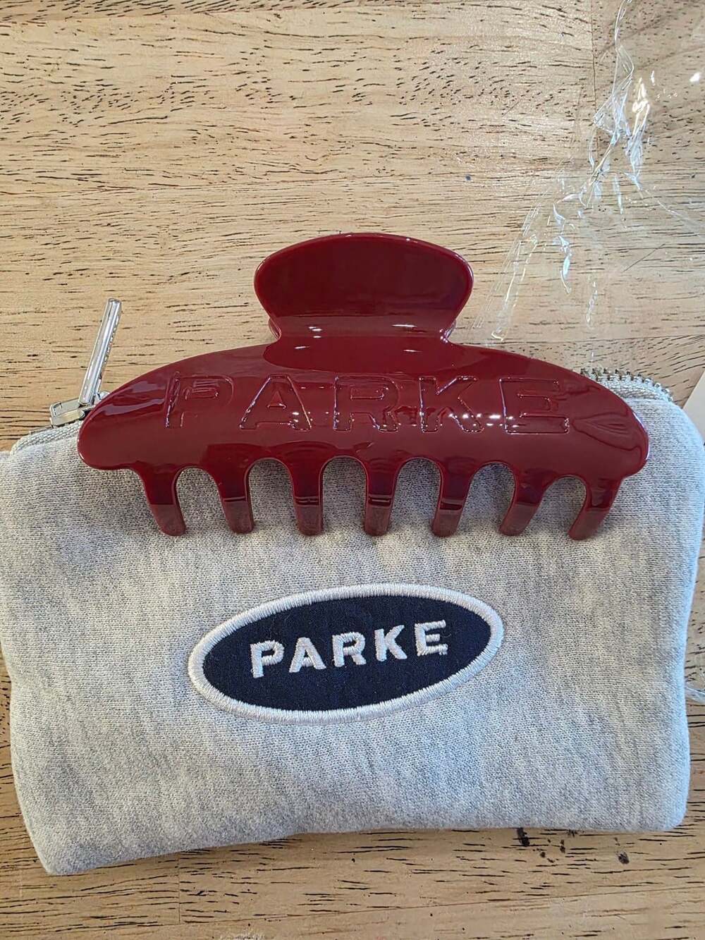Parke Claw Clip Maroon